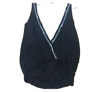 Black size L women Blouse.